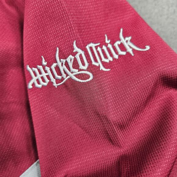 Vintage Joe Gibbs Racing Jacket Wicked Quick Windbreaker Mens XL 1/4 Zip Issued - Picture 3 of 9